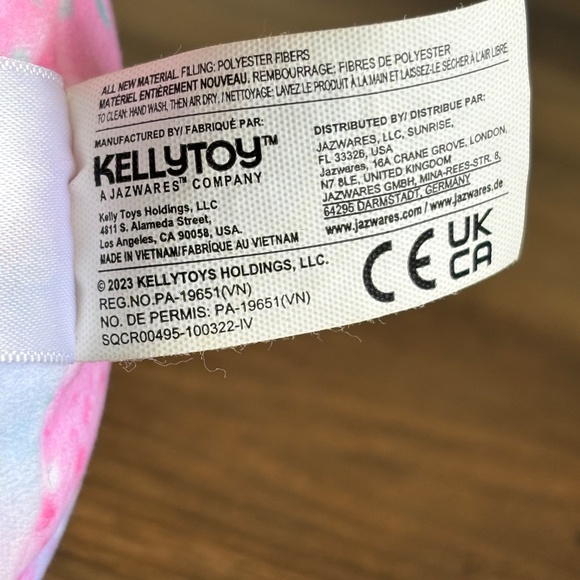 Squishmallows MOONIE THE WATER BEAR 8" Stuffed Plush 2023 Rare Kelly Toy 121-08 - Picture 9 of 10